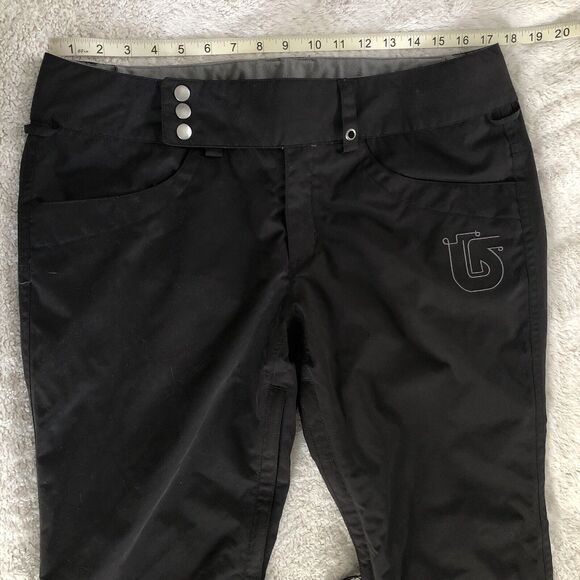 Burton Indulgence Pants Womens Large Black Dryride Thigh Vents Boot Cover Skiing - Picture 13 of 15